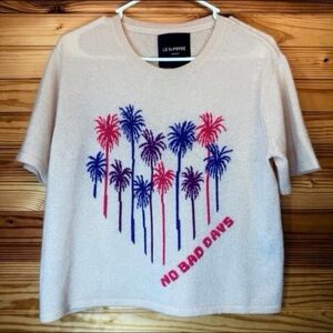 Le Superbe No Bad Days Wool & Cashmere Sweater in Camel